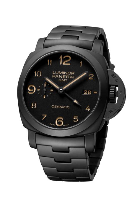 panerai officine luminor gmt|luminor panerai gmt ceramic price.